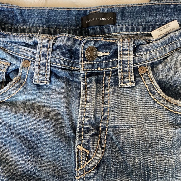 Men’s Silver “Craig” Straight Blue Jeans Size- W28 L34 - Picture 6 of 12
